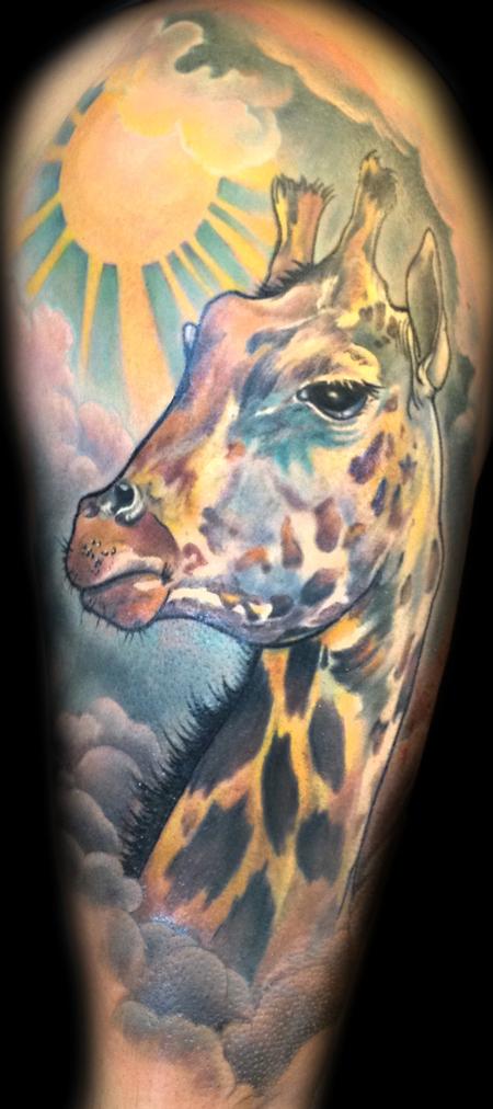 Tattoos - Giraffe tattoo - 85617